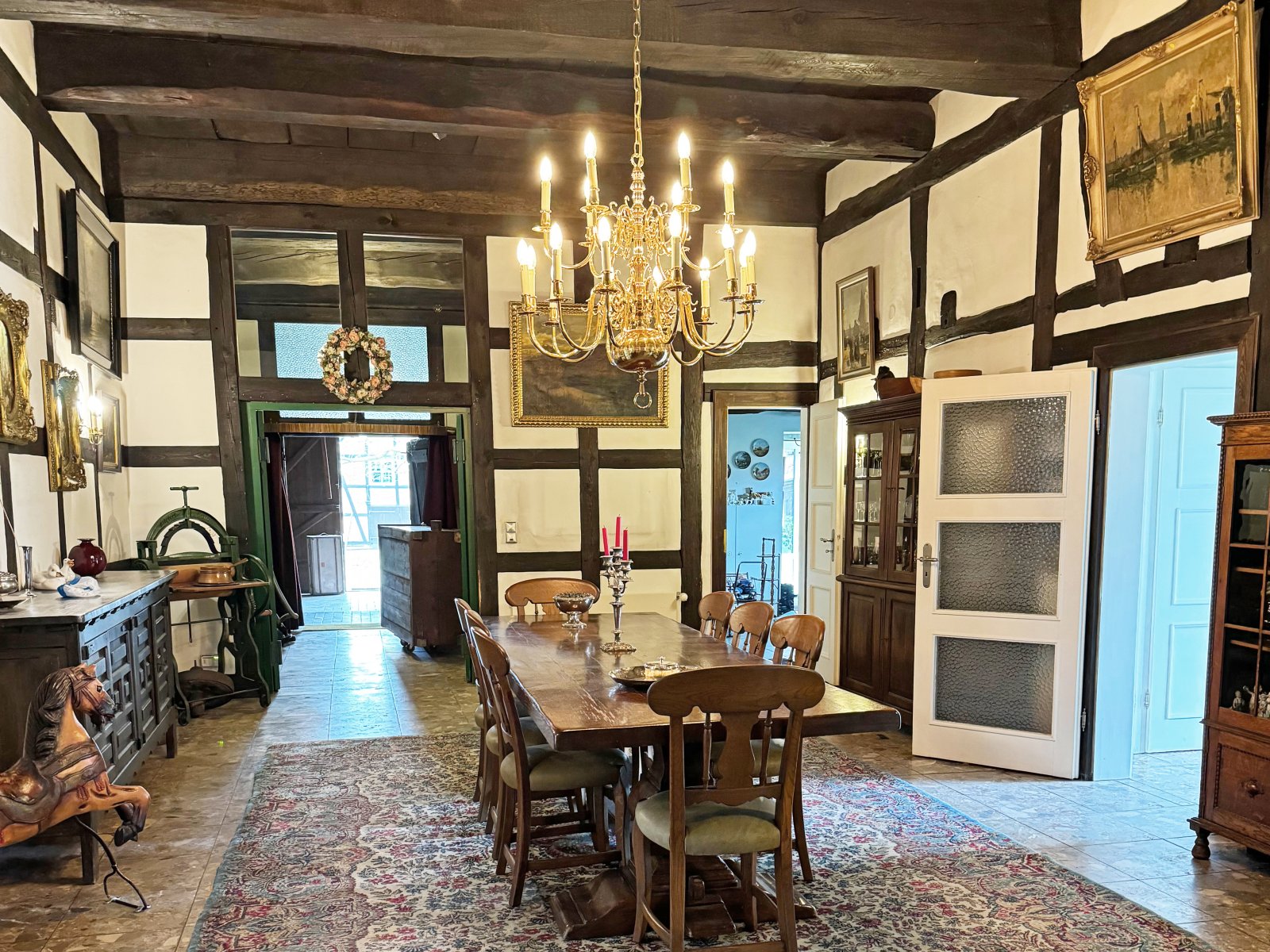 2611-1 Hamburgo, propiedad ecuestre, finca hípica, casa con cuadras en venta.